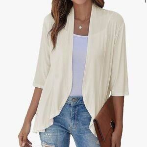 NWT Open Front Lightweight Knit Cardigan